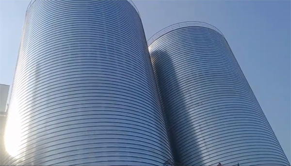 长沙2座混凝土高架卷板仓